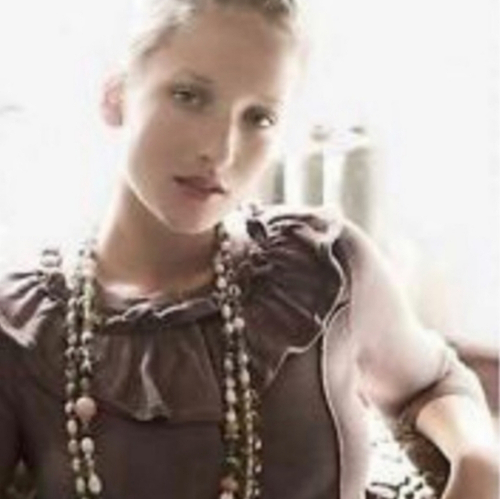 Anthropologie Moth "Susquehanna" Ruffle Cardigan